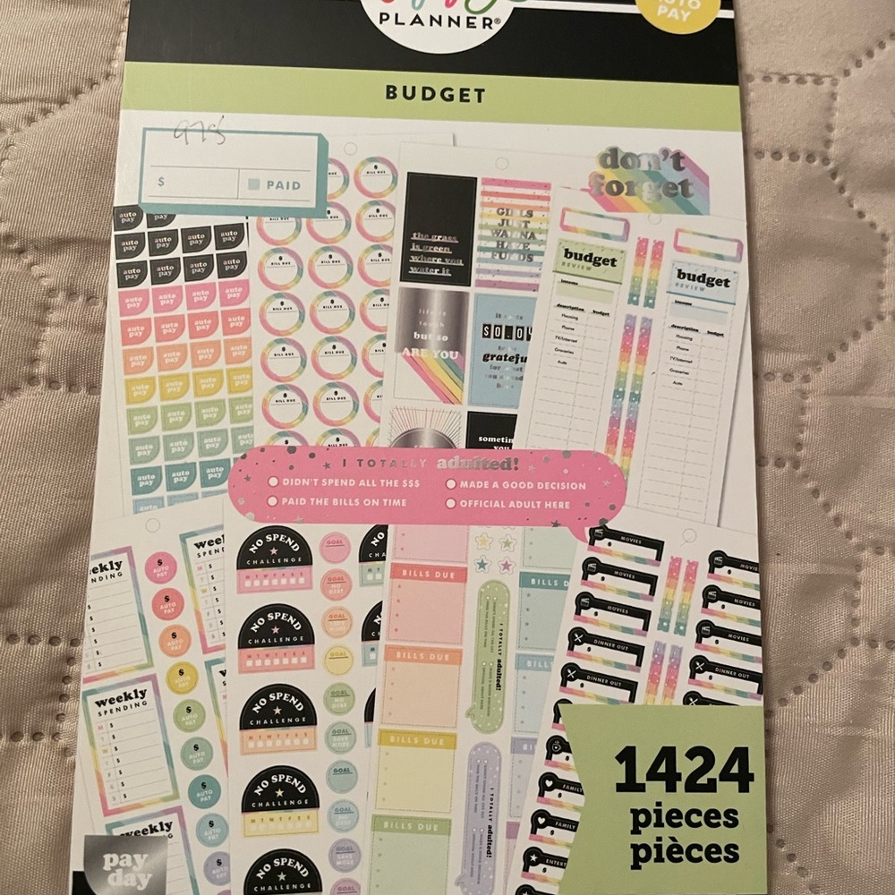 Budget Happy Planner Sticker Book classic Size